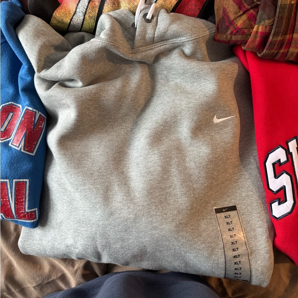 Nike Heather Gray Men's Hoodie